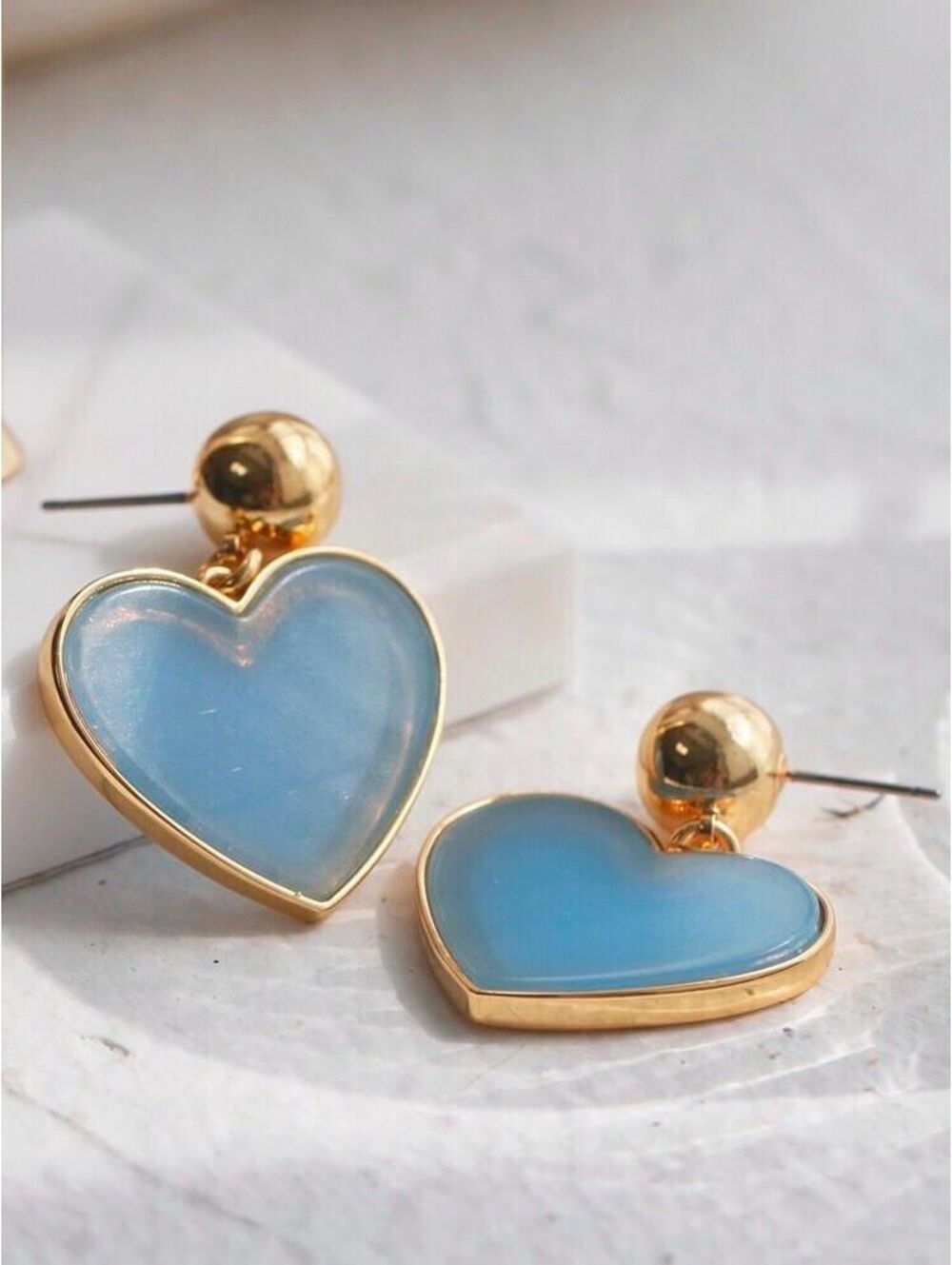 J.Crew Heart Drop Earrings
